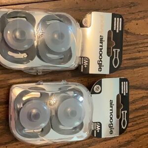 Airnoogie Pacifiers Gray and Black